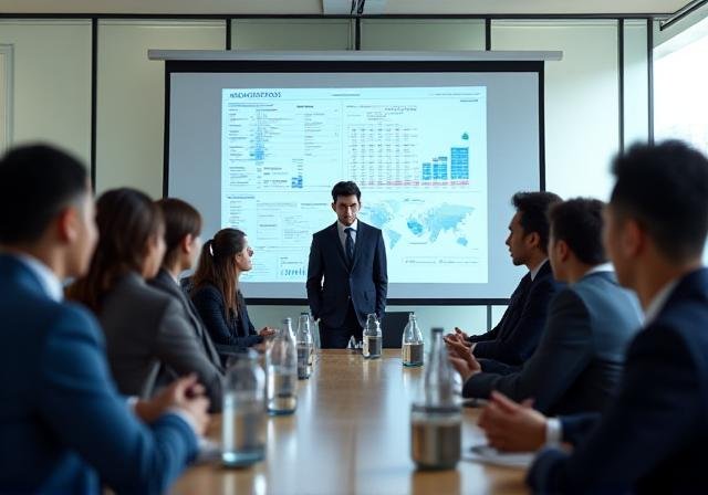 Students engaged in a professional financial training seminar at Keystone